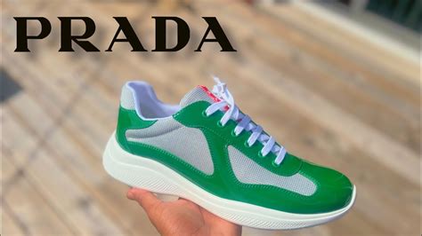 green prada america cup|Prada america's cup low top black mesh.